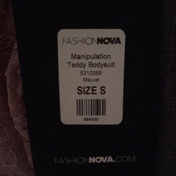 NWT Manipulation Teddy Bodysuit- Mauve - Picture 2 of 4